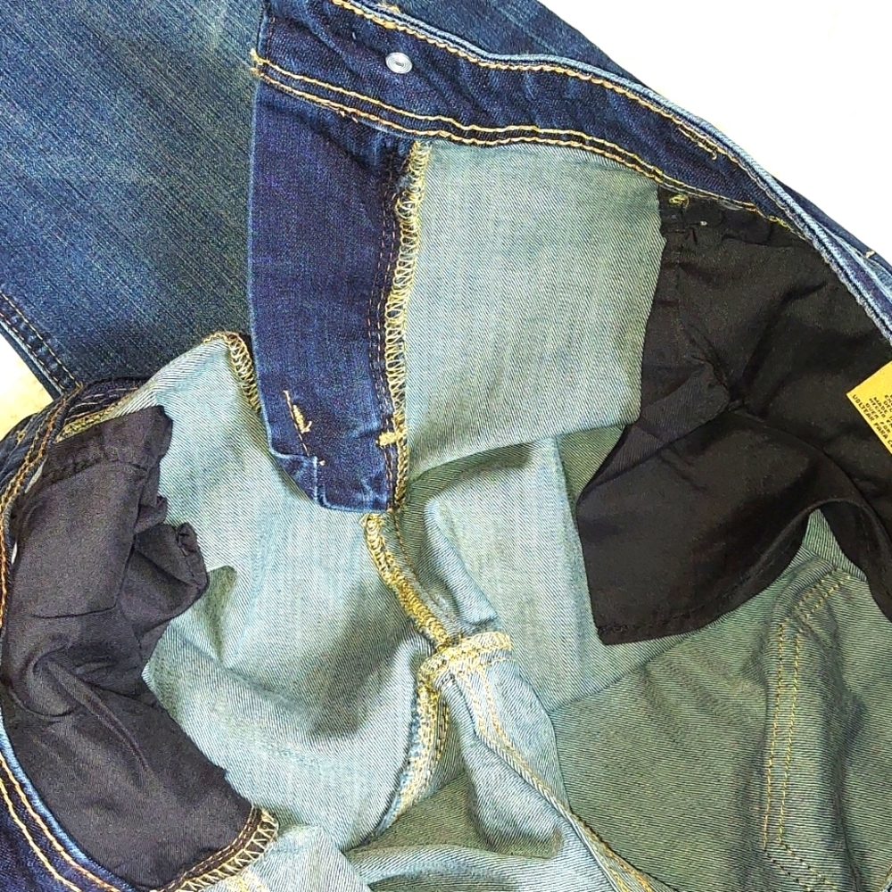 Men's Seven7 Premium Dark Wash Straight Fit Jeans - Picture 10 of 13